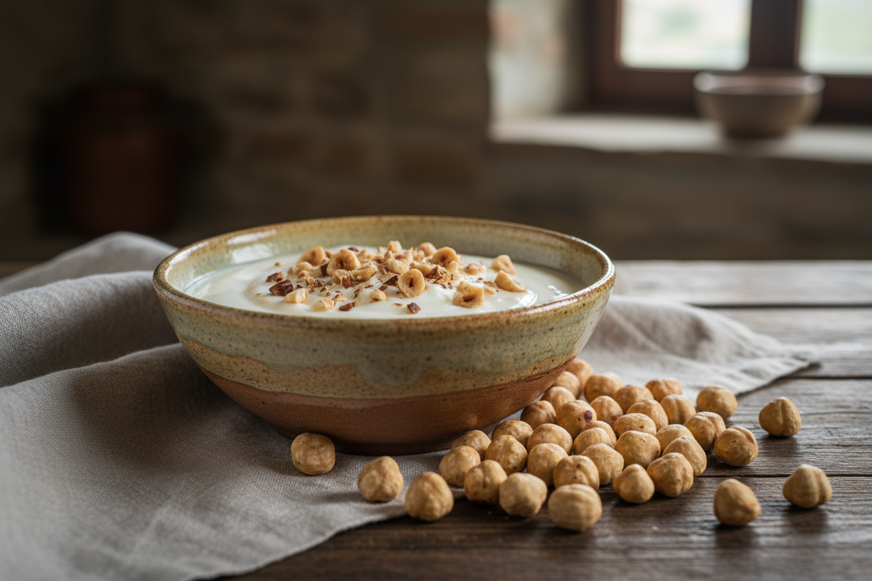 nocciole con yogurt