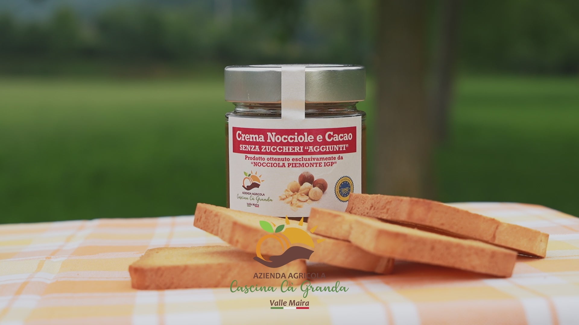 Crema di nocciole e cacao senza zuccheri aggiunti