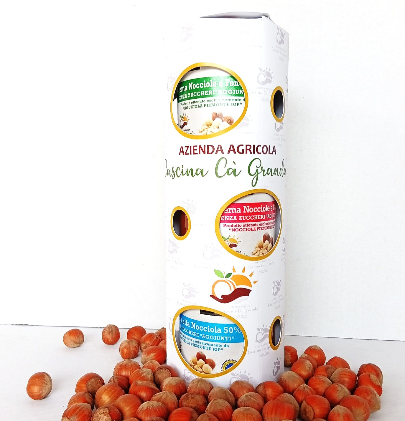 Creme Spalmabili alla Nocciola Piemonte IGP Senza Zuccheri – Confezione da 3 Gusti - Azienda agricola Cascina Cà Granda