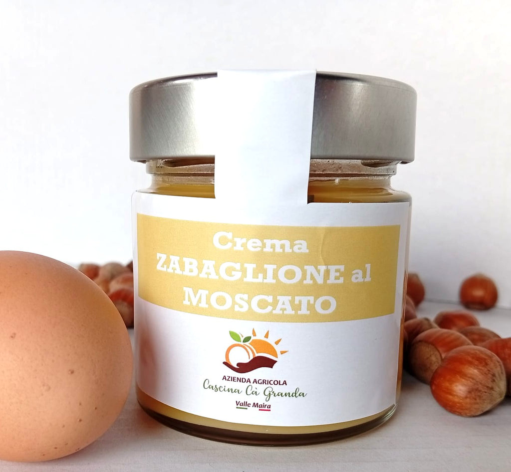 Crema di Zabaglione al Vino Moscato – Dolce Spalmabile Artigianale Made in Piemonte - Azienda agricola Cascina Cà Granda