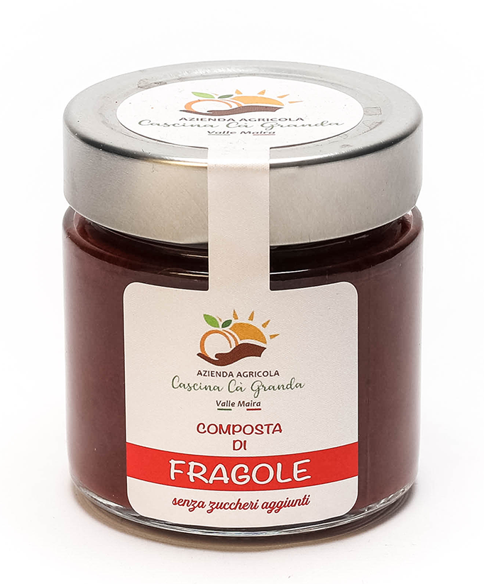 Composta di Fragole - Senza Zuccheri aggiunti - Azienda agricola Cascina Cà Granda