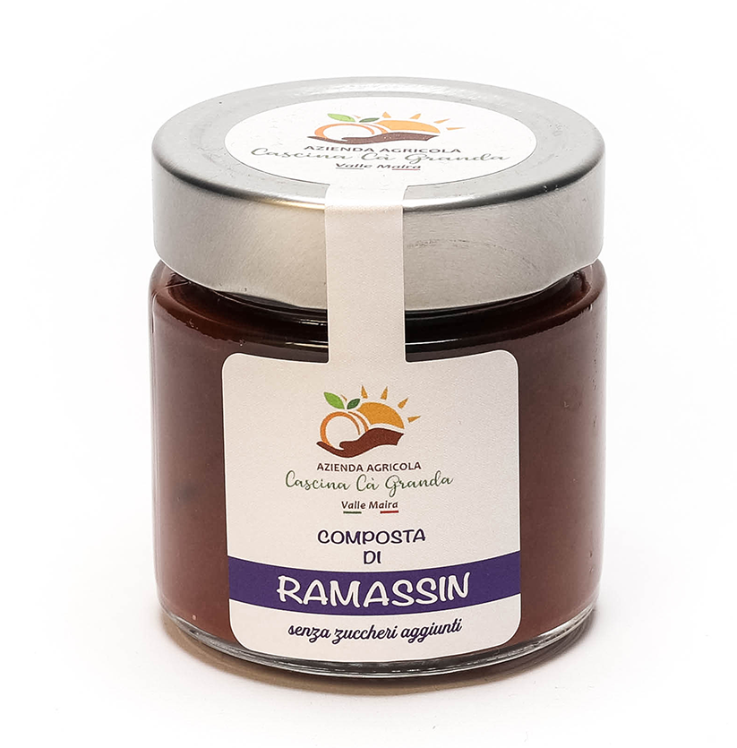 Composta di Susine Ramassin - Senza Zuccheri aggiunti - Azienda agricola Cascina Cà Granda