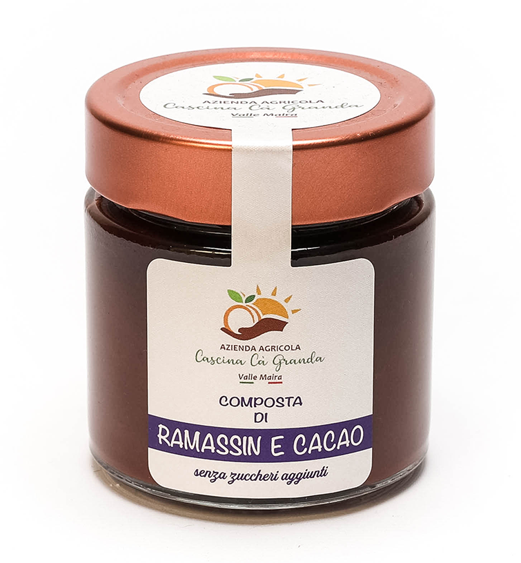 Composta di Ramassin e Cacao - Senza Zuccheri aggiunti - Azienda agricola Cascina Cà Granda
